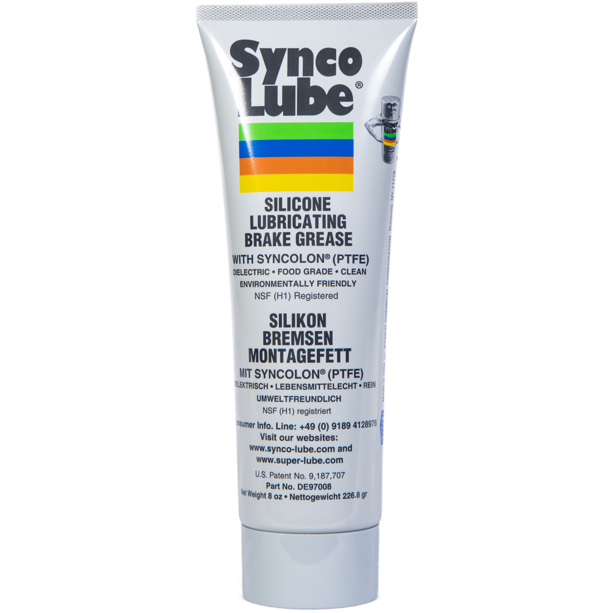 Super Synco Lube 92003 - silikone smørefedt med syncolon (PTFE) 10201 fastgørelse/applicator Super Synco Lube 92003 - silikone smørefedt med syncolon (PTFE) 10201 fastgørelse/applicator