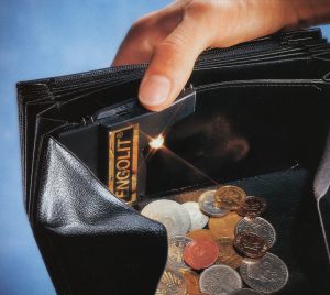 Beleuchtung Geldbörse