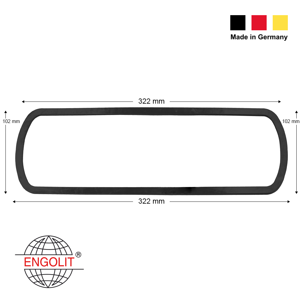 Ventildeckeldichtung - Austin, MG, Morris, Mini, Sprite/Midget, Riley,  Wolseley - ENGOLIT®